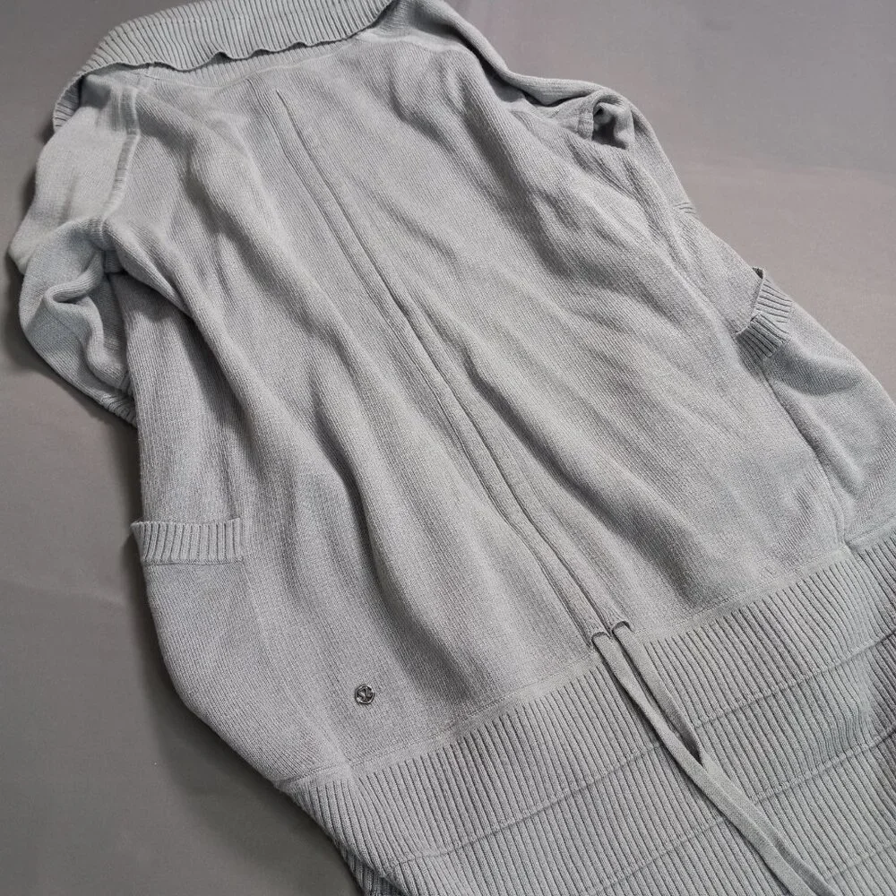 Lululemon Wrap It Up Sweater Gray Size 4‎ - Picture 11 of 17